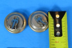 Gold Tone Clip on Earrings Lot of (4) Rhinestones
