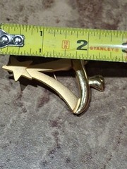 Tona Gold Tone Brooch Vintage Costume Jewelry Fall Autumn