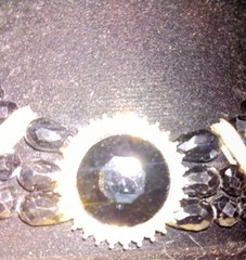 🔥Very Classy 🔥TripleBlackGlassBead Strand W/ 🔥Gorgeous Centerpiece🔥