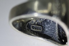 Lapis Blue Gemstone Ring Sterling Silver
