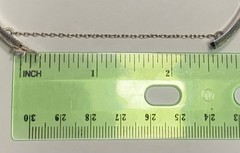 Vintage 925 Sterling Silver Hinged Bangle Bracelet 2.25″ Diameter, 8.1 grams