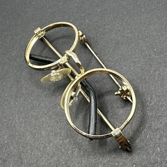 Vintage Spectacles Brooch Pin J80B Eye Glasses