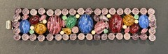RARE JULIANA DELIZZA & ELSTER BOOK Bib Bracelet PIECE Rhinestone Parure Set Read