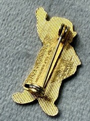 Rare 1973 Raggedy Andy Enamel Pin Bobbs Merrill Cloisonné Enamel Brooch Vintage