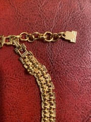 Vintage LANVIN GERMANY GOLD TONE CHOKER authentic