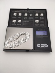 NEW Sterling Silver 5mm Curb Chain Lobster Clasp Necklace 18” 925 Italy SL #72