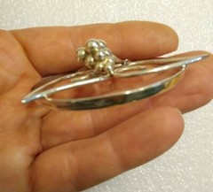 Rare Vintage 925/1000 Sterling Silver Dragsted Denmark Giant 2¾” Pendant 20.5g.