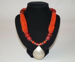 Vintage necklace Soviet necklace Ethnic jewellery Made in ussr