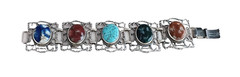 VanDell Sterling Large Bracelet w/ Varied Stones