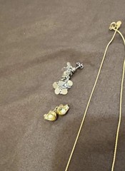 Vintage Avon Sparkle Tennis Bracelet Watch lot of 3 + Avon necklaces -earrings