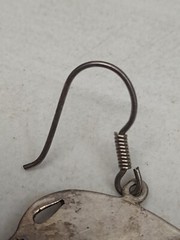 Vintage Taxco Sterling Silver 925 TB-110 Mexico Dolphin Drop Earrings