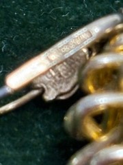 PINECONE EARRINGS Goldtone LeverBack Pierced Stacked Wire Dangles Germany