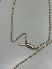 Vintage 1928 Brand GoldTone Locket Pendant Chain 27” Necklace Retro