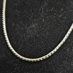 925 Silver Y2K ERA Snakechain Style Necklace 18 Inches, 18 Grams 925 Silver