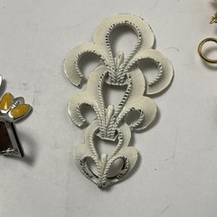 Vintage Lot Brooches/Pins Pewter Tona + More Mixed Lot Of 9