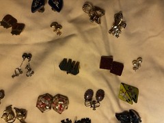 63 Pair Of Vintage Earrings. For A Complete List Contact Me
