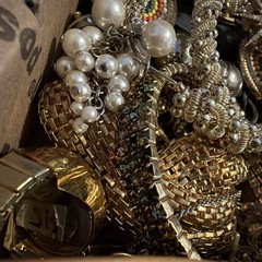 Vintage to Now Jewelry Lot, All Wearable Untested. No Broken. Box B4