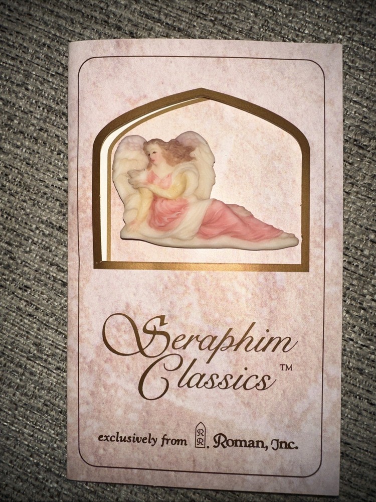 Vintage Angel Pin Brooch 1996 Seraphim Classics #78037 Roman Inc. Angelic New
