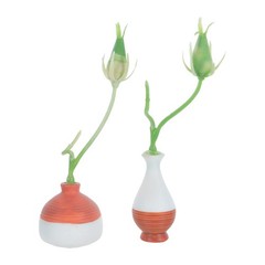 2 Pcs Simulated Lotus Bonsai Flower Vase Flowers Decorations Artificial