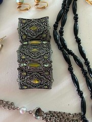 Grandmas Jewerly Lot Mixed Vintage Estate 22 pieces Monet Avon + more