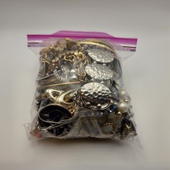 Bag Old Unsearched Jewelry Lot Vintage Estate Find Junk Drawer Aprox 4lb