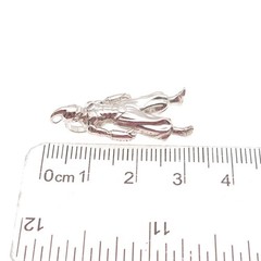 925 Sterling Silver Vintage Majin Buu Cartoon Character 3D Slide Charm Pendant