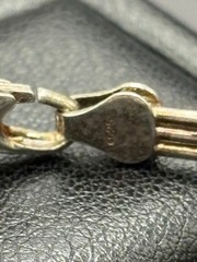 Vintage 7″ Sterling Silver 3-Strand Bracelet 6 Grams Rigid G24