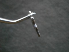 Africa Chunky Vintage Sterling Silver Travel Bracelet Charm Pendant 2.3g