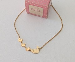 RARE Vintage Avon Family Of Ducks Ducklings In A Row Necklace 12 Inches