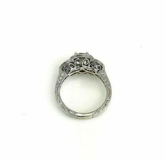 2.08cts Round Cut Diamond Halo Wedding/Anniversary Ring 18k Gold