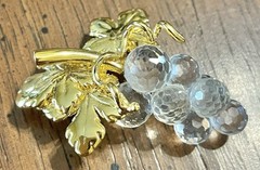 Vintage Hollycraft 1958 & Swarovski Flower Grapes & More Lot brooch Pin