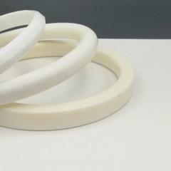 Vintage Plastic Bangle Bracelet Stack Set Aqua White Lucite