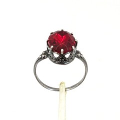Vintage Luxury Soviet RING Silver⭐875 stamp Star USSR -size: 8US (18.5mm) UA #97