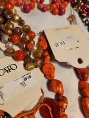 Orange Colored Costume Jewelry Lot