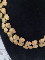 RARE Metropolitan Museum of Art 18k Gold Plated Choker Necklace