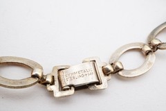 Vintage Gold Plated Sterling Silver 925 Carnelian Bracelet 7.5″