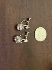Weiss Screw-Back Earrings