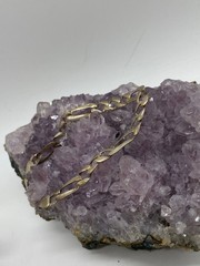 Vintage Sterling Silver Figaro Chain Bracelet 8.5″