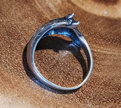 Vintage WTS 925 Sterling Silver Horse Head Ring Size 6.5 Equestrian Estate