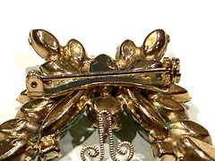 JULIANA DELIZZA & ELSTER BUTTERFLY Brooch Pin Clip on Earrings Set 2520 UV REACT