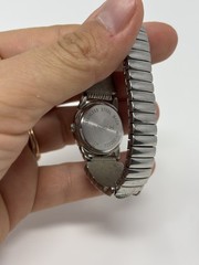 Vintage Avon Western Stretch Watch Women Silver Tone w/Faux Turquoise Stones