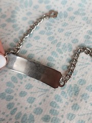 Lot Vintage NOS & Bespoke ID Bracelets J Hook 8” Nickel Silver – In Vintage Box