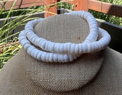 9-10mm 70’s HAWAIIAN PUKA SHELL Necklace 19 inch men/women’s
