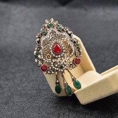 Vintage Art Noble Pendant Brooch Accessories for Wedding Antique Jewelry Gift