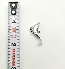 Vintage Jumping Dolphin KBN Kabana Sterling Silver Ocean Charm Pendant – 2.0g