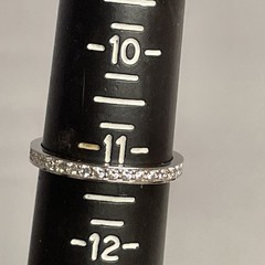 925 Sterling Silver Cz Eternity Band size 11.25