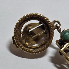 Vintage Possible Schreiner Juliana D&E Clip On Earrings Moroccan Matrix VGC