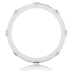 3Ct Round Cut Lab-Created Diamond Wedding Men’s Band Ring 14k White Gold Plated