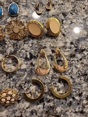 Vintage to Now Post Back Earrings Lot of 8 Pairs Multicolor Fashion Pierced Ear