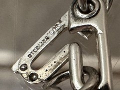 Vintage LGB Balfour Sterling Silver Curb Link Chain Bracelet 7 Inches 8 Grams